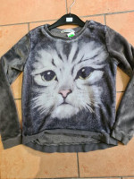 KRÁSNÁ PLYŠOVÁ MIKINKA, VEL. 140-146